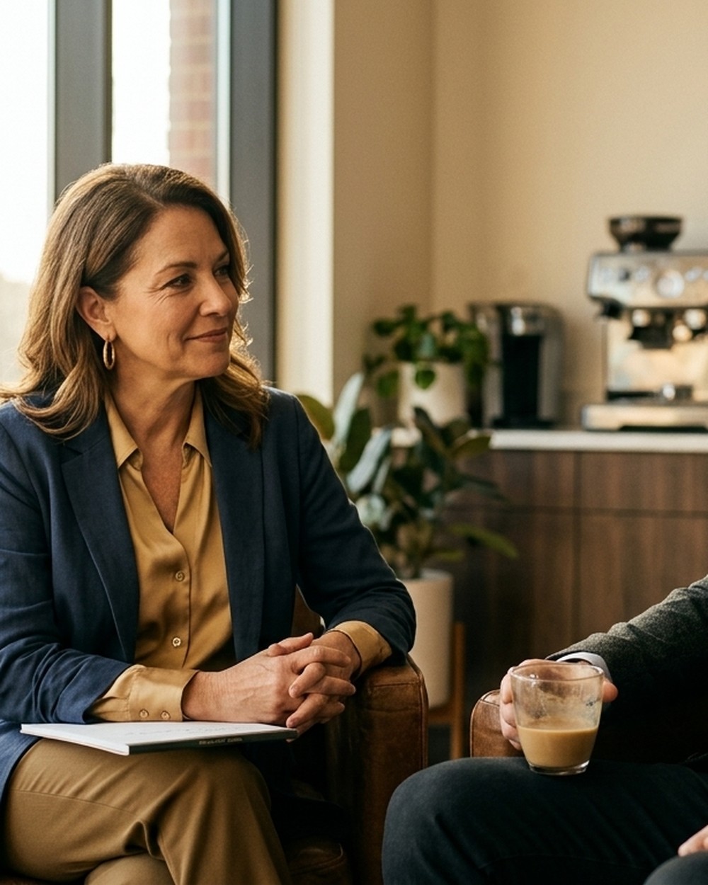 A coaching conversation in progress